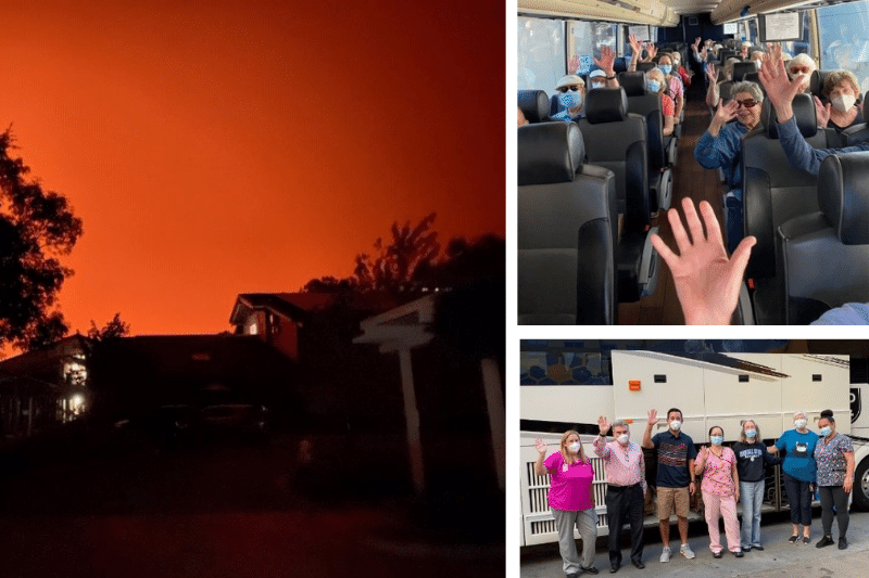 Blazing a Trail: Wildfires and bus trip