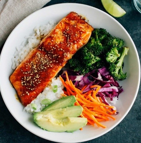 salmon bowl